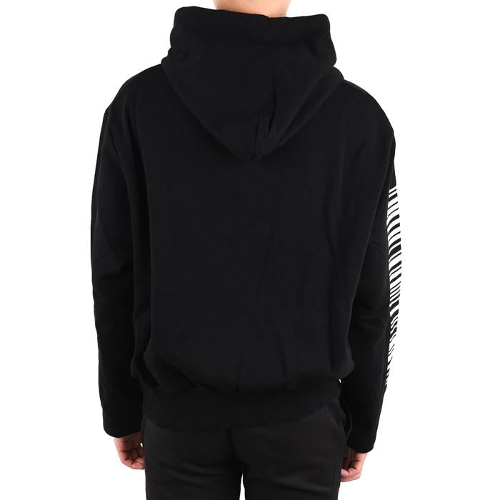 IH NOM UH NIT Bowie Barcode Logo Print Hooded T-Shirt for Men