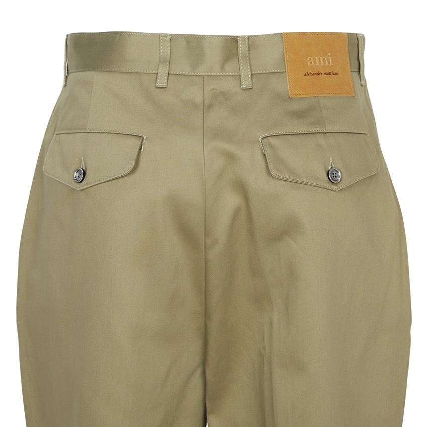 AMI Men’s Carrot Pants Classic Trousers HTR121 CO0103 375