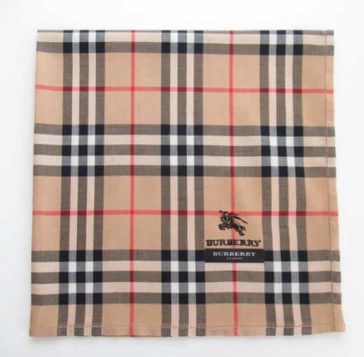 BURBERRY Classic Nova Check Petite Scarf Beige Cotton Unisex