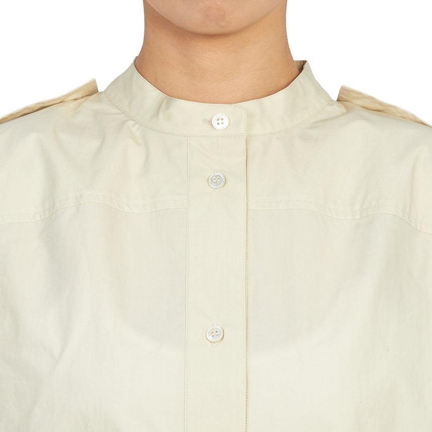 STUDIO NICHOLSON Neptune Poplin Women’s Shirt NEPTUNE SNW 1109 DOVE