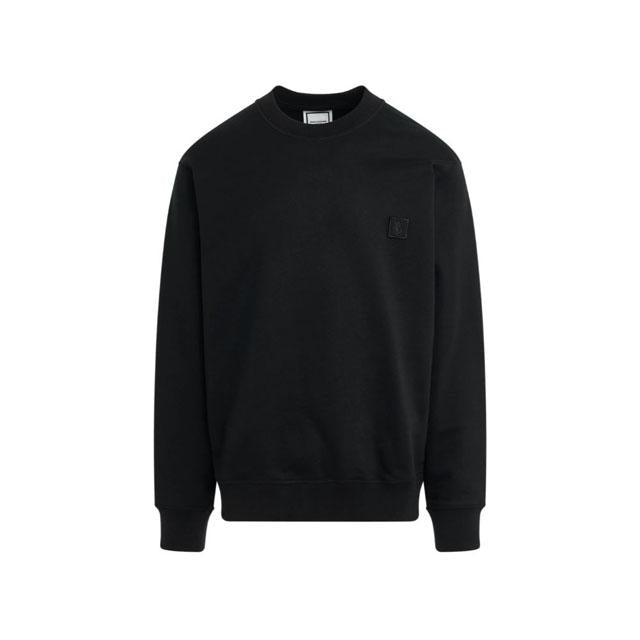 WOOYOUNGMI Black Gradient Embossed Back Logo Sweatshirt Men W241TS28 736B