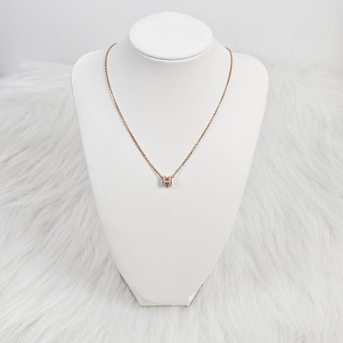 HERMES Mini Pop H Pendant Necklace for Women