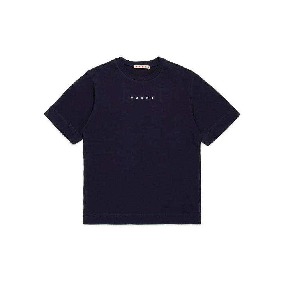 Marni Kids Women’s Logo T-Shirt White Cotton