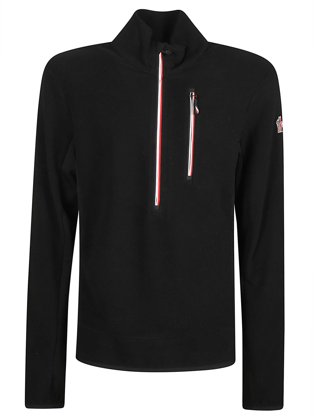 Moncler Black Knit Sweatshirt for Men