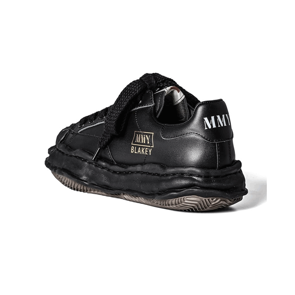 Maison Mihara Yasuhiro Blakey Leather Low-Top Sneakers Black Un A06FW702 BLK BLK