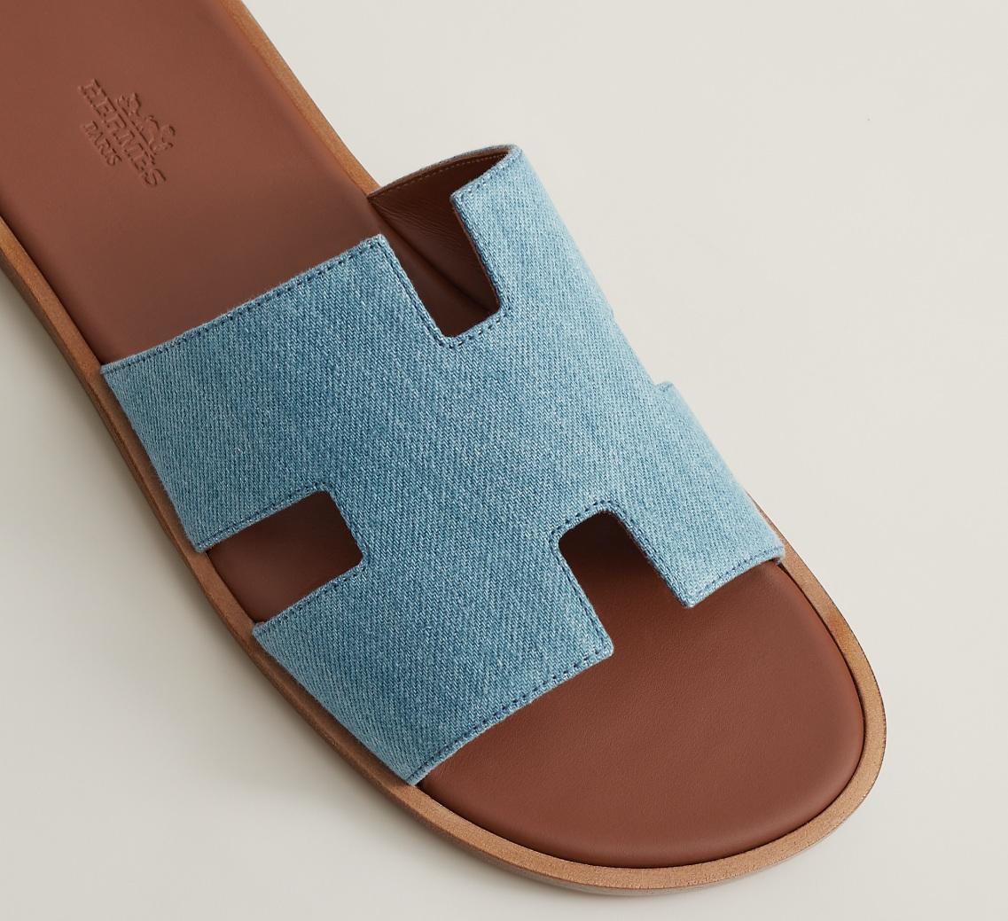 HERMES Izmir Men’s Denim Slide Sandals