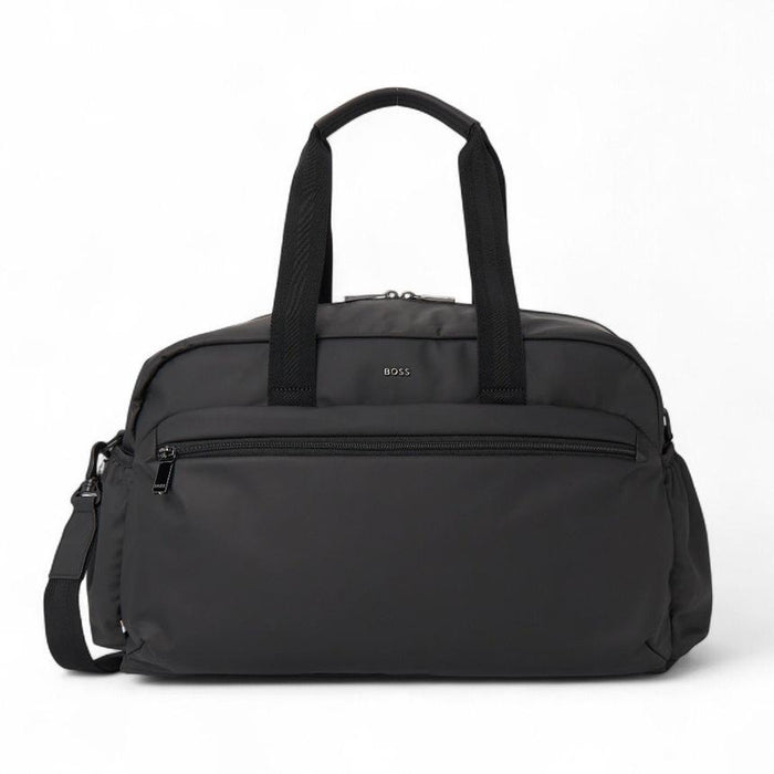 HUGO BOSS Men’s Black Duffel Bag Canvas Tote