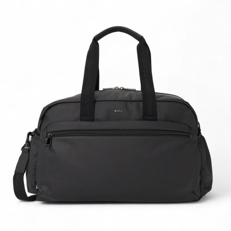 HUGO BOSS Men’s Black Duffel Bag Canvas Tote