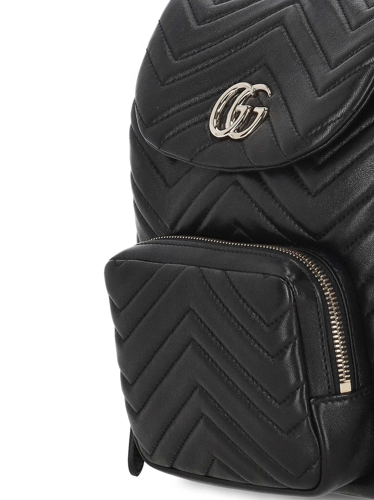 GUCCI Black Leather Backpack