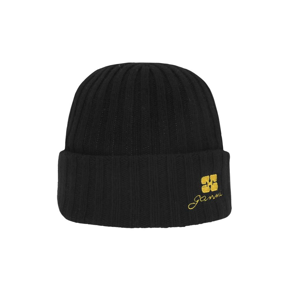 GANNI Logo Embroidered Beanie Women’s B3020103 099