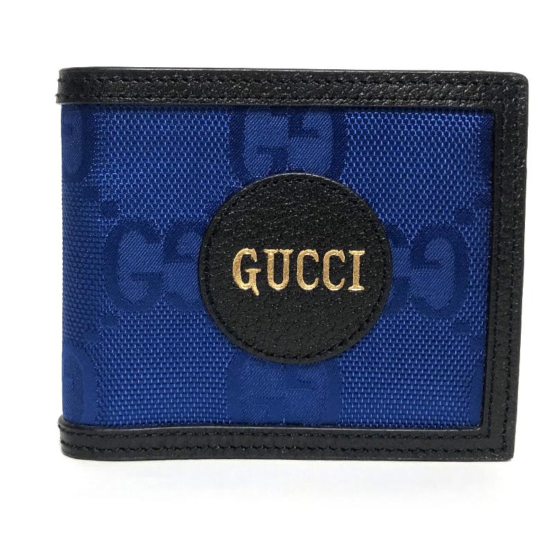 GUCCI Off The Grid Bifold Wallet Blue Black Unisex 625573 4267