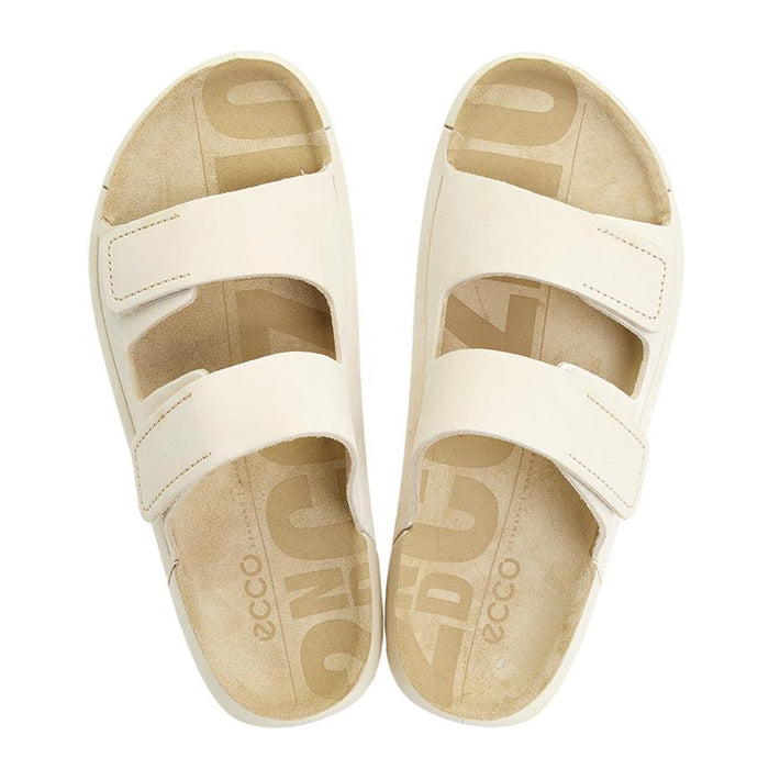 ecco Cosmo Women’s Leather Slide Sandals Slippers Gray