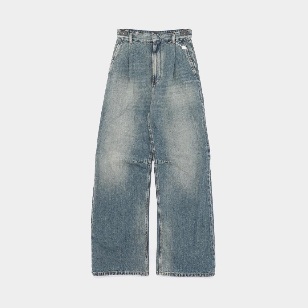 Maison Margiela MM6 High Waist Wide Leg Denim Women’s Pants S52LA0269 M30055 961