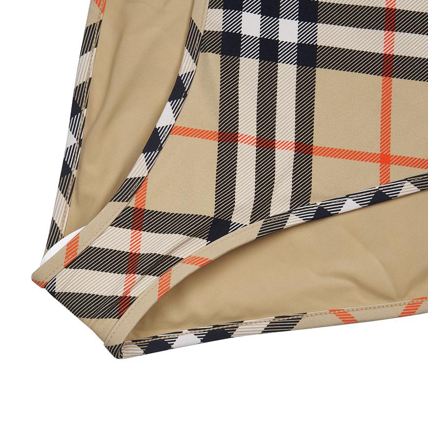 BURBERRY Sand Check Bikini Bottoms Women’s Swimwear