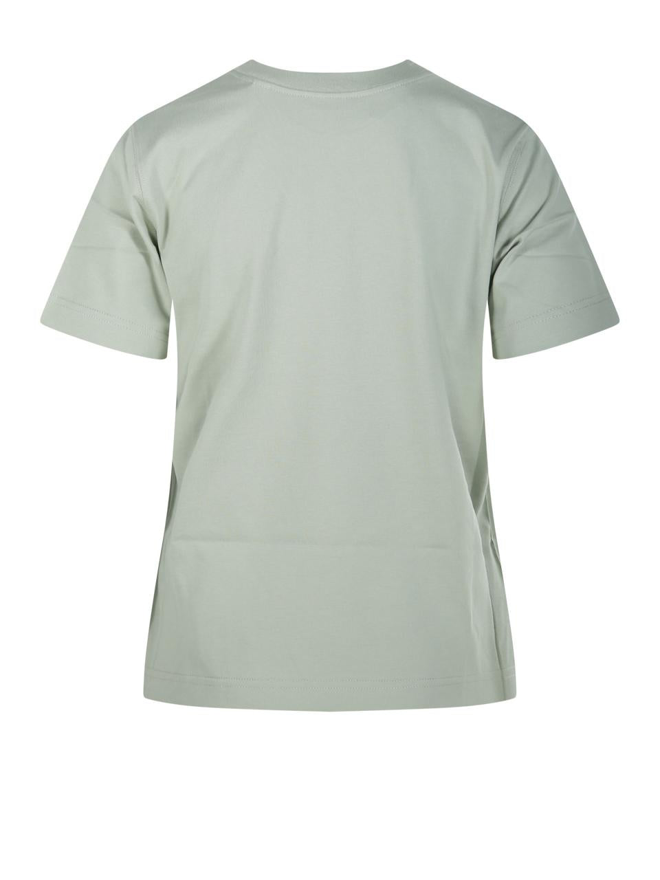 BURBERRY Short Sleeve Cotton T-Shirt Women White