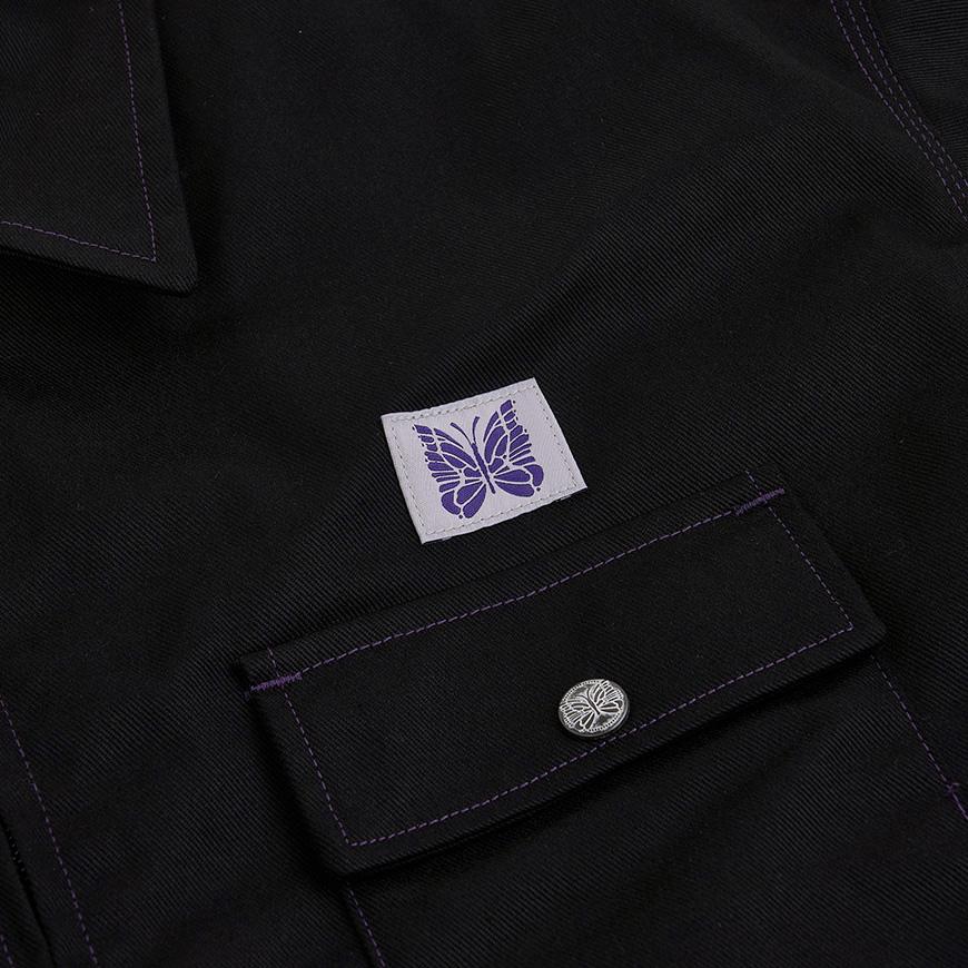 NEEDLES Men’s Twill Work Jacket RW211 BLACK