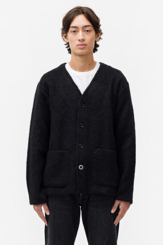 OUR LEGACY Mohair Black Cardigan M4206 C B