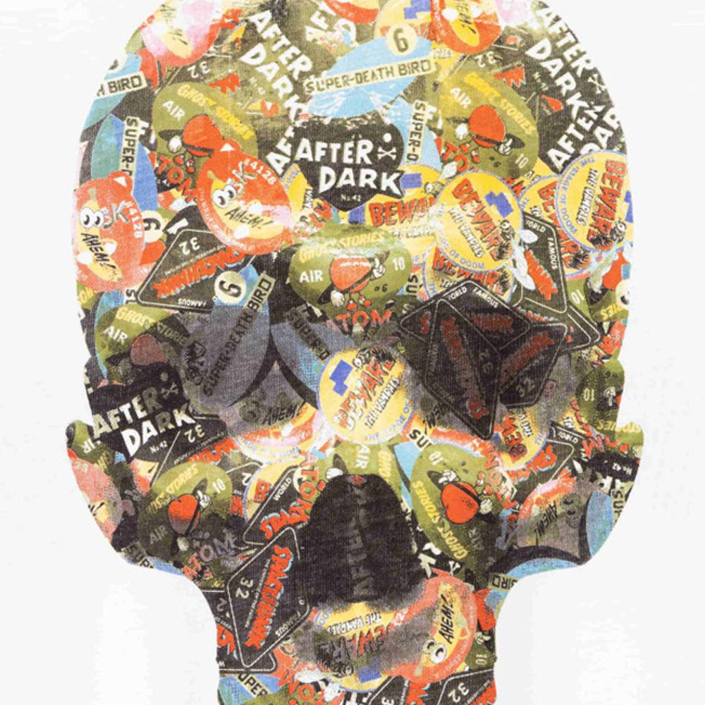 Paul Smith Skull Print Regular Fit T-Shirt M2R 011R MP4437 01