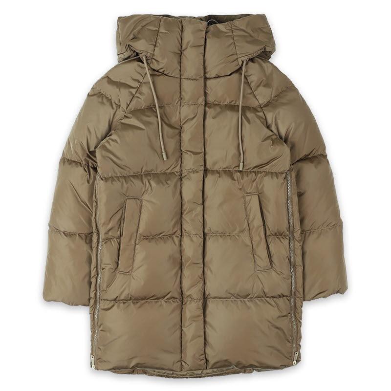 Max Mara Women’s Quilted Puffer Jacket Brown 2525496072600 009