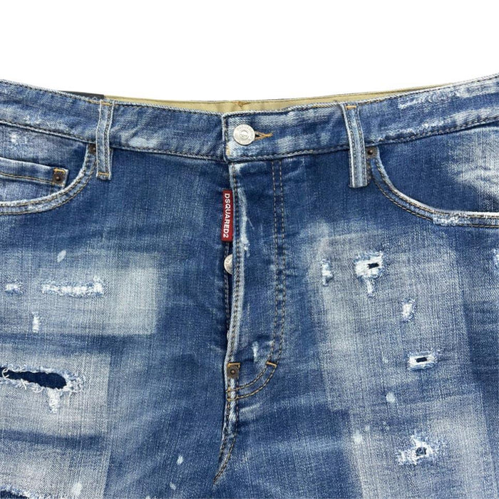 Dsquared2 Men's Marine Denim Shorts S74MU0825