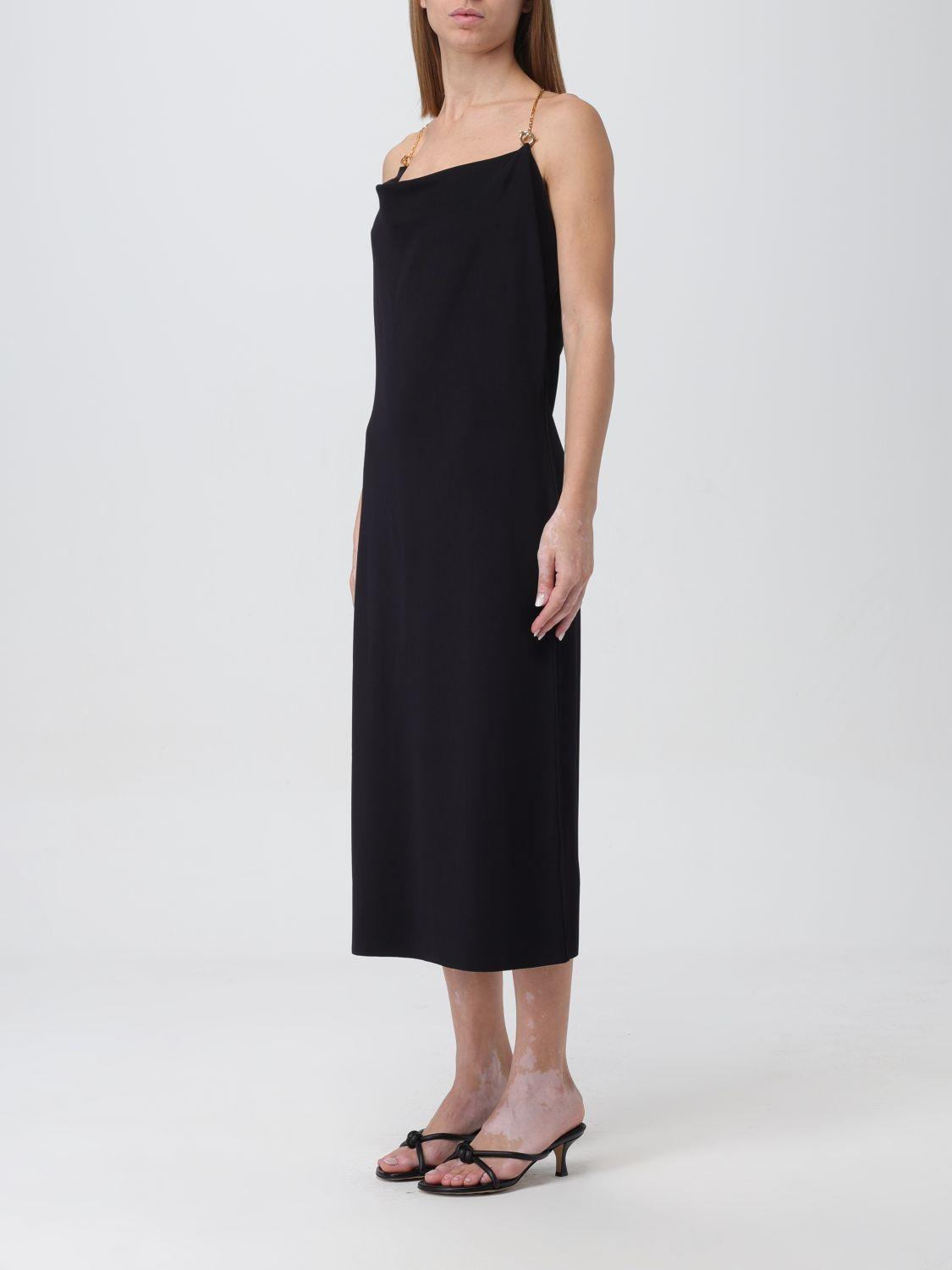 Bottega Veneta Black Sleeveless Midi Dress