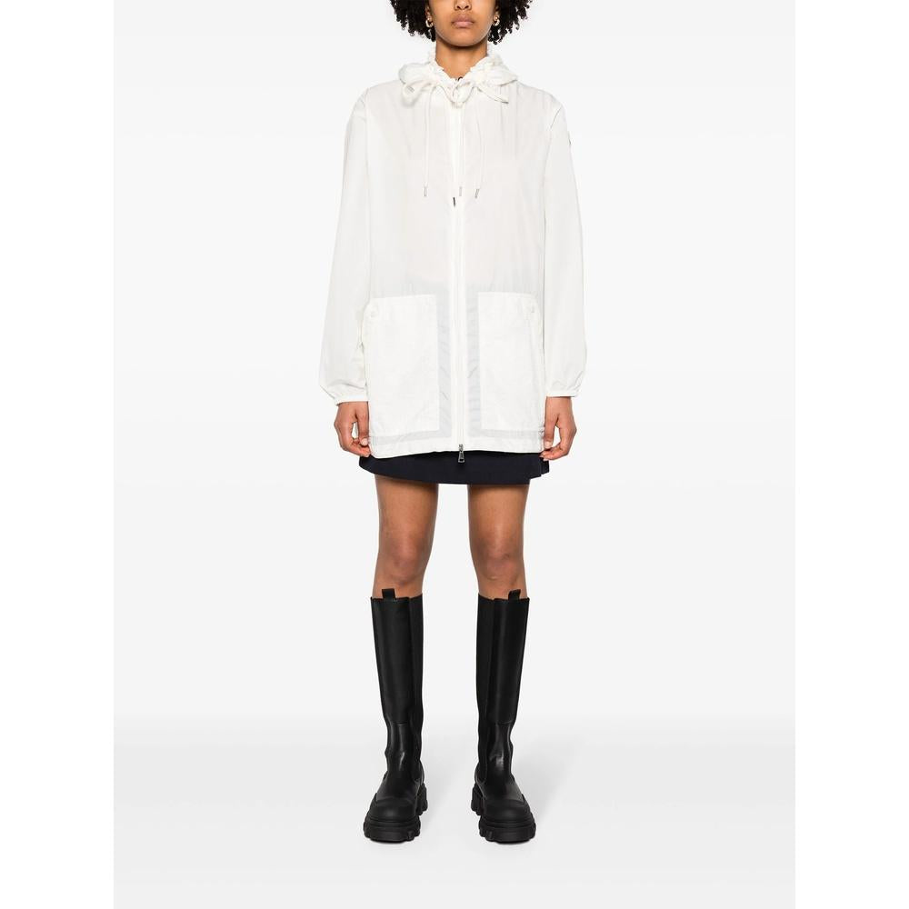 Moncler Aiole Women’s Hooded Jacket White