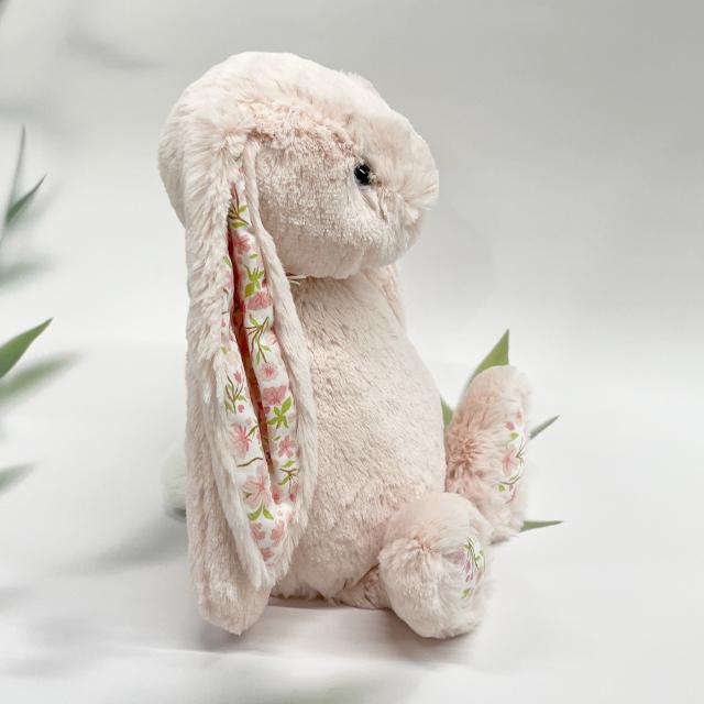 jELLYCAT Blossom Blush Bunny Cherry Medium Keyring Accessory