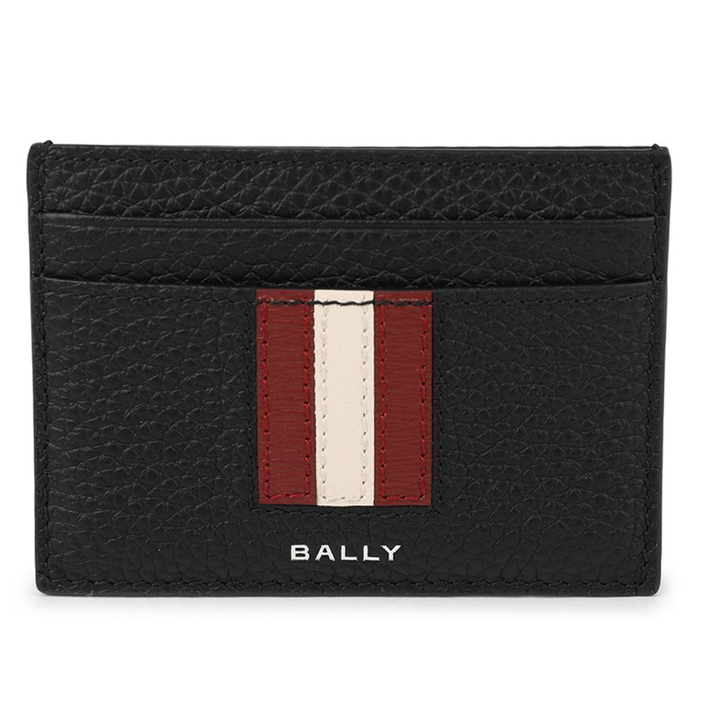 BALLY Ribbon Leather Card Holder Wallet for Men MLB01S VT434 I921P