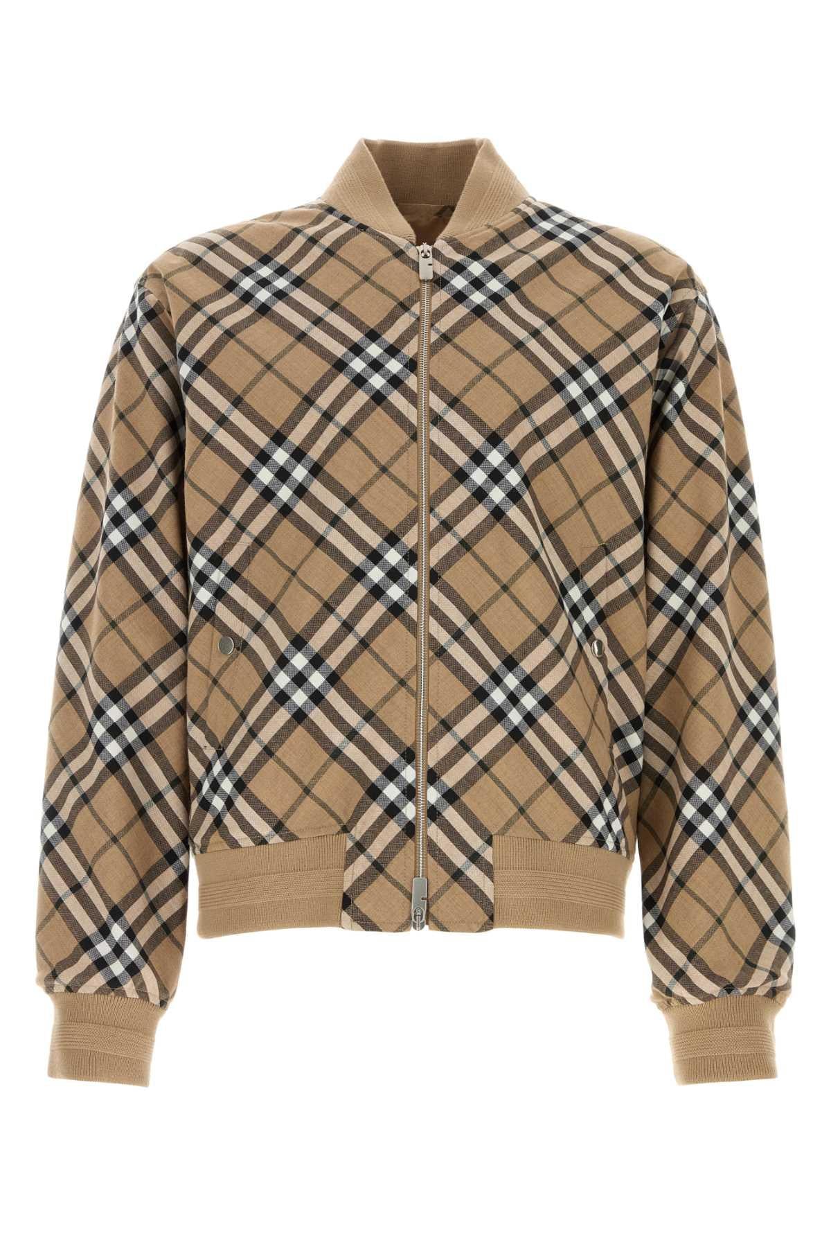 BURBERRY Black Casual Jacket Men’s Zip-Up Coat