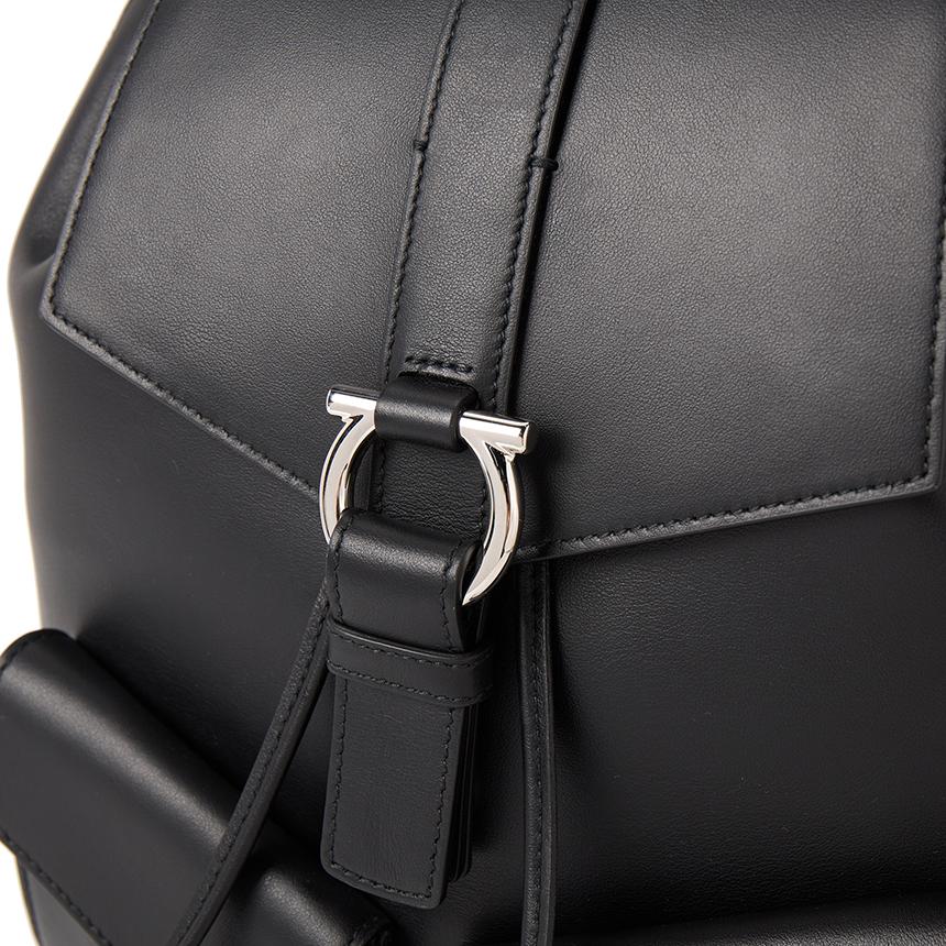 Ferragamo Women’s Leather Backpack Black