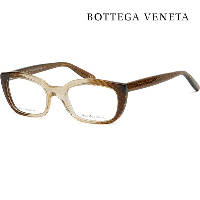 Bottega Veneta Translucent Acetate Horn-Rim Eyeglass Frames Unisex