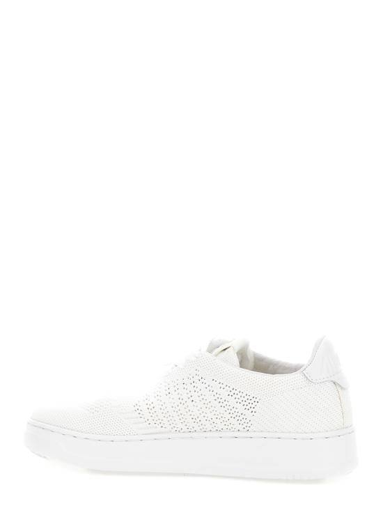 AUTRY White Leather Low-Top Sneakers for Women