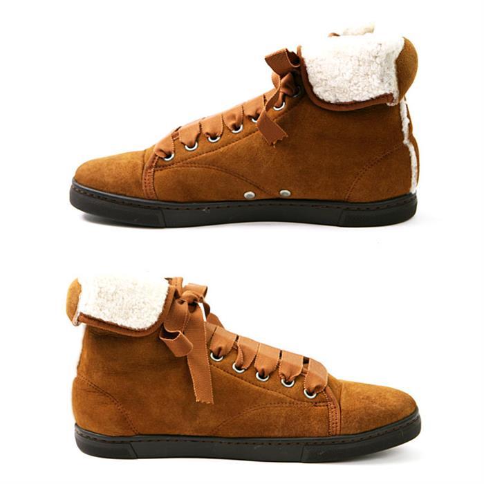 Lanvin Shearling High-Top Women’s Sneakers AW5BHISHEP6B 58