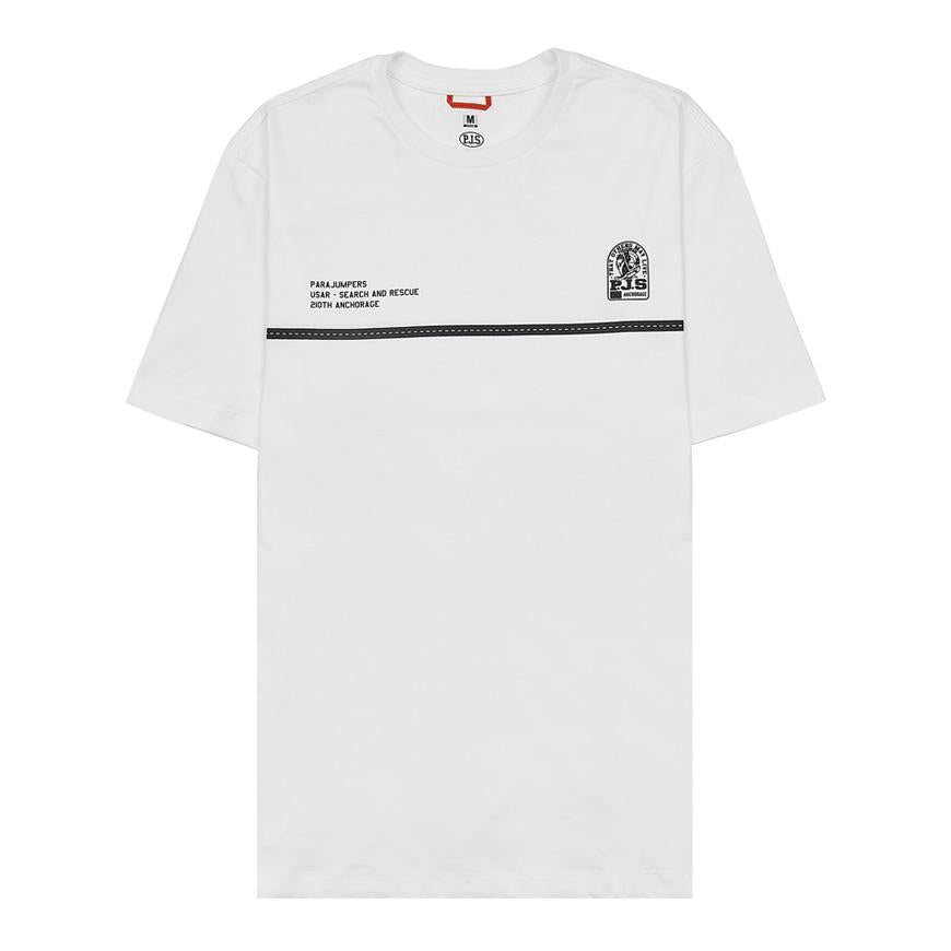 Parajumpers MASSAUA Short Sleeve T-Shirt Men Grey Cotton