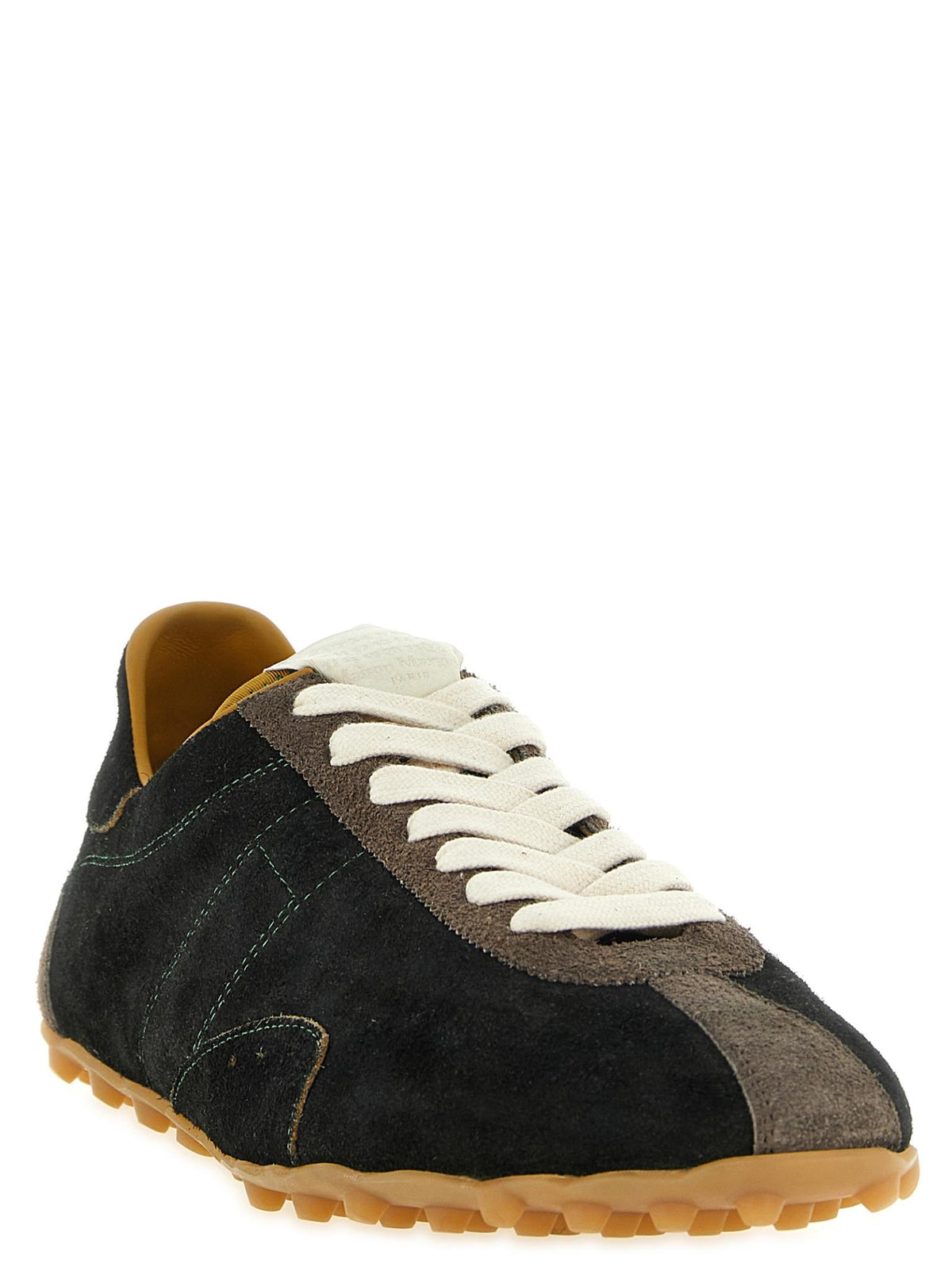 Maison Margiela White Leather Low-Top Sneakers