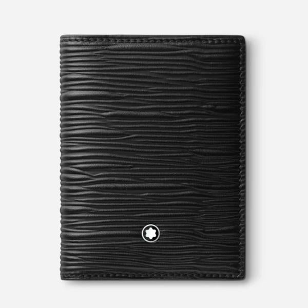Montblanc Meisterstück Business Card Holder Black Leather Card Case 4810