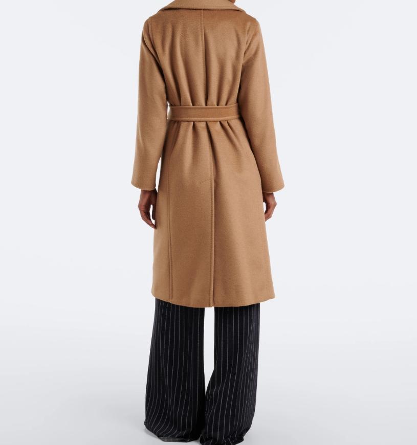 Max Mara Manuela Belted Camel Coat