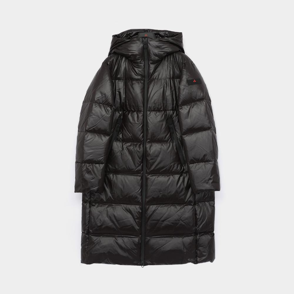 Peuterey Selectric Patch Logo Hooded Long Puffer Down Jacke PED5744 01182061 NER