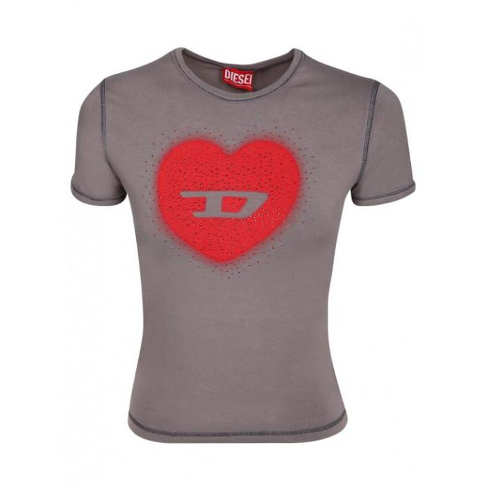 DIESEL TUNCUTIESLONGS5 Women’s T-Shirt A20980 0QHHA 96I