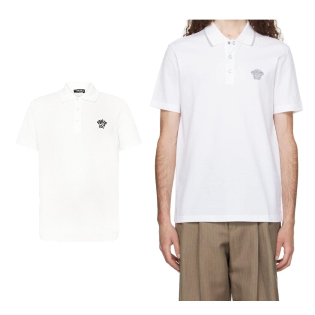 Versace Men’s Polo Collar T-Shirt A89507S A231377 W