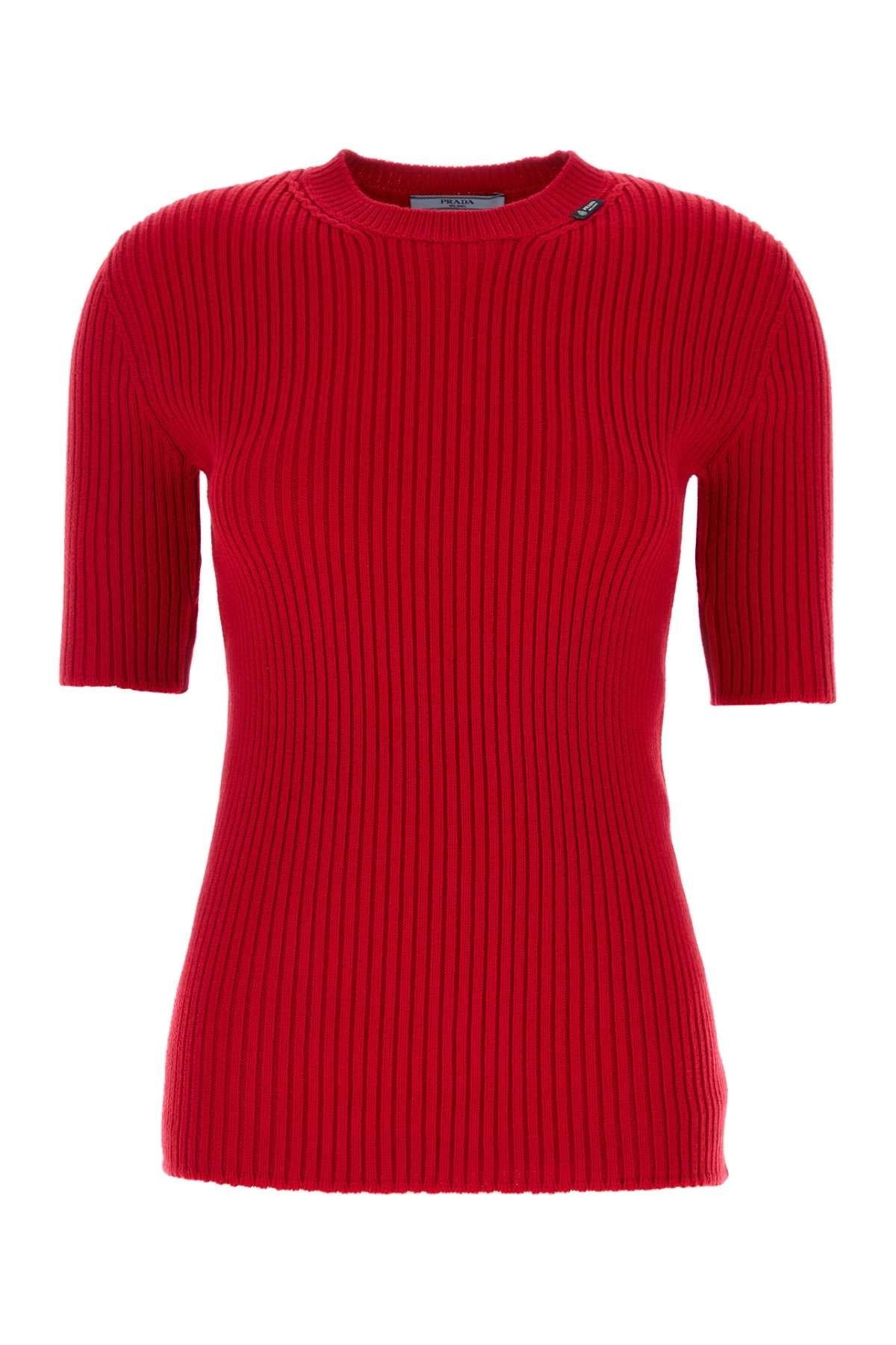 PRADA Black Wool Turtleneck Sweater