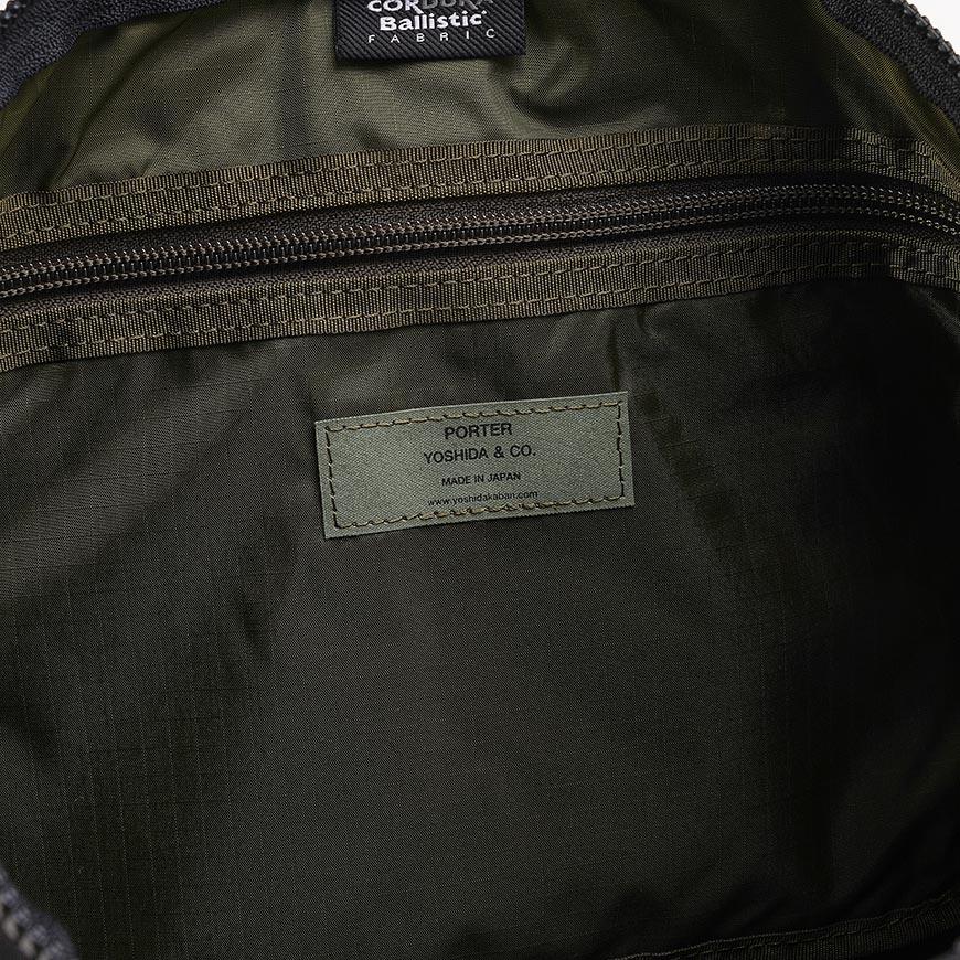 PORTER Unisex Unit 2-Way Helmet Bag Black Crossbody