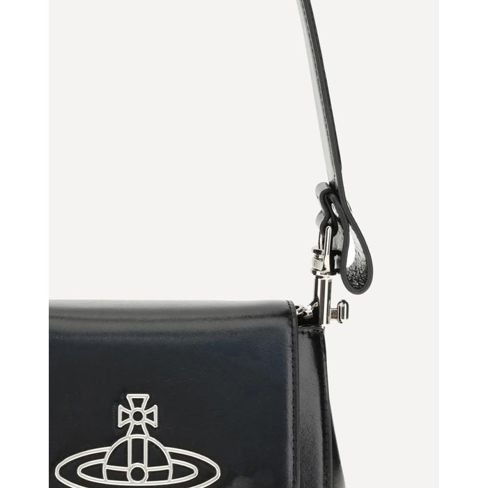 Vivienne Westwood Hazel Small Handbag Black Crossbody Bag