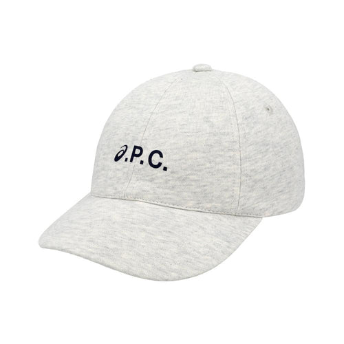 A.P.C. Heathered Light Grey Charlie Cap Unisex