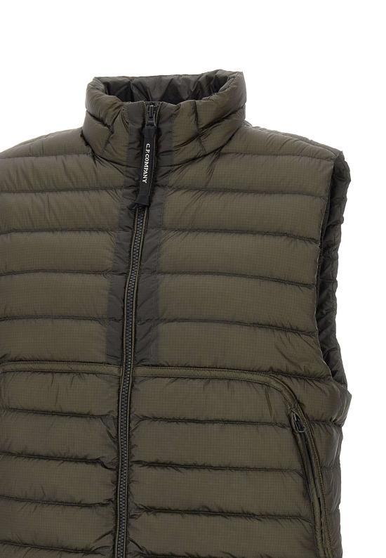 CP Company DD Shell Lens Down Puffer Vest Grape Leaf 17CMOW036 A006099 A674