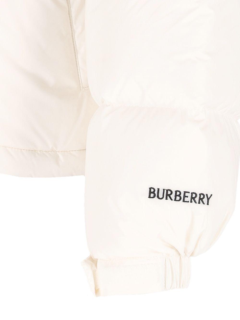 BURBERRY Black Nylon Down Puffer Jacket for Men