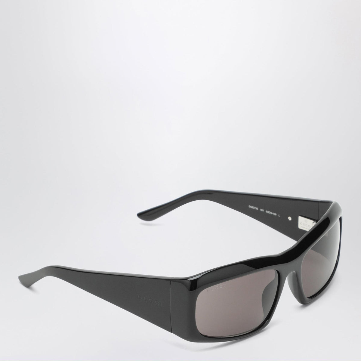 GUCCI Classic Black Acetate Round Eyeglasses