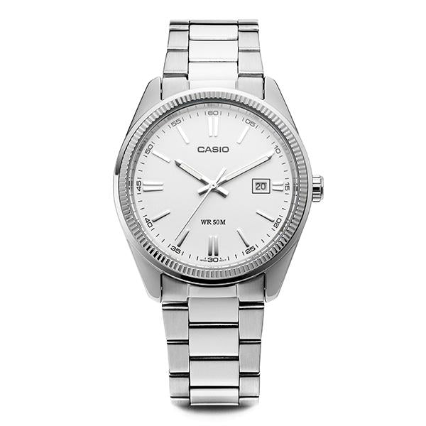 Casio Silver Stainless Steel Analog Men’s Watch MTP 1302D 7A1VDF MTP 1302D 7A