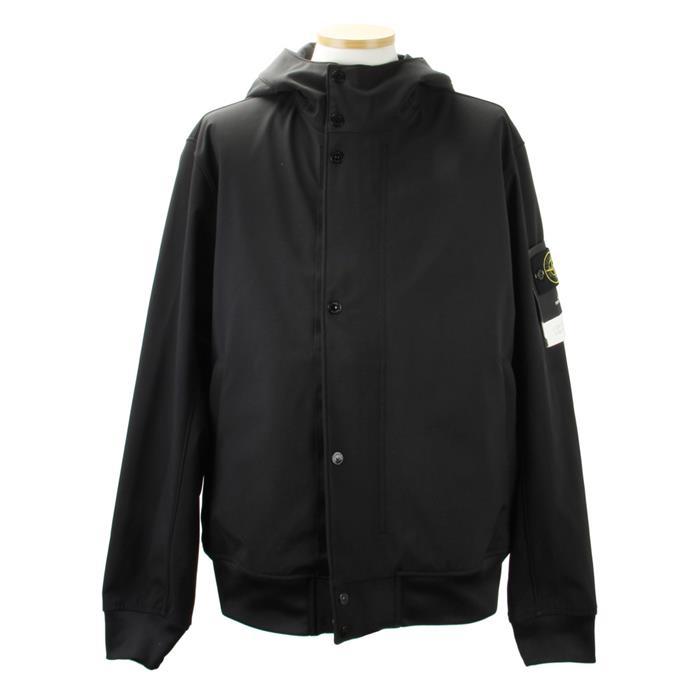 STONE ISLAND Membrane Hooded Down Jacket Black Men