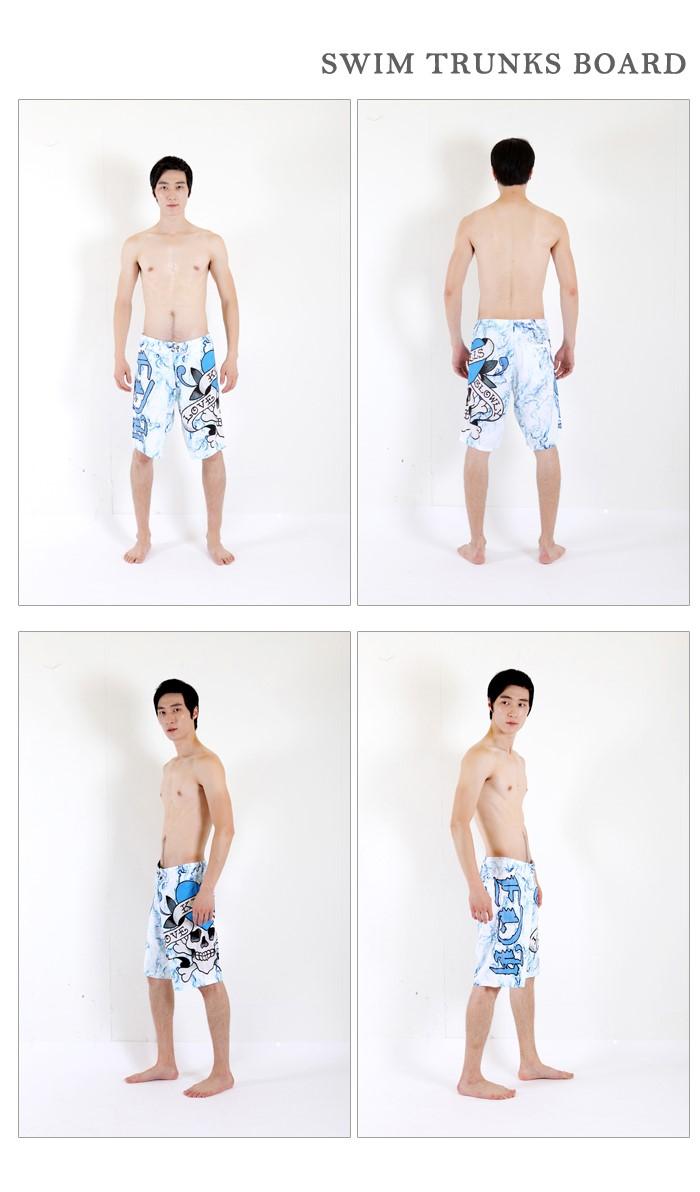Ed Hardy Love Kills Smoking Boardshorts Swim Trunks for Men